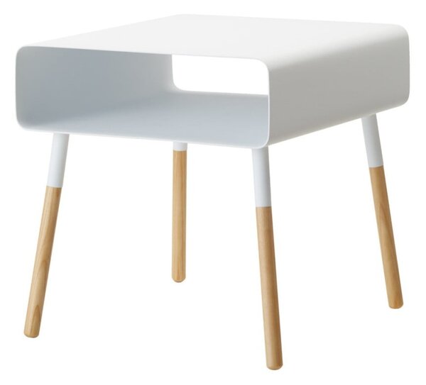 Plain fehér tárolóasztal, magasság 35 cm - YAMAZAKI