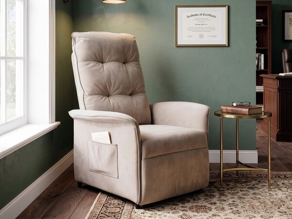 Relax fotelágy Houston 2171, Kárpit, 68x85x85cm, Bézs