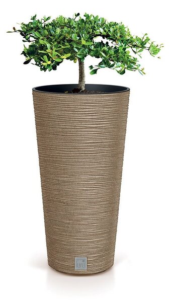 Virágcserép Prosperplast FURU SLIM ECO WOOD 30 cm, naturo