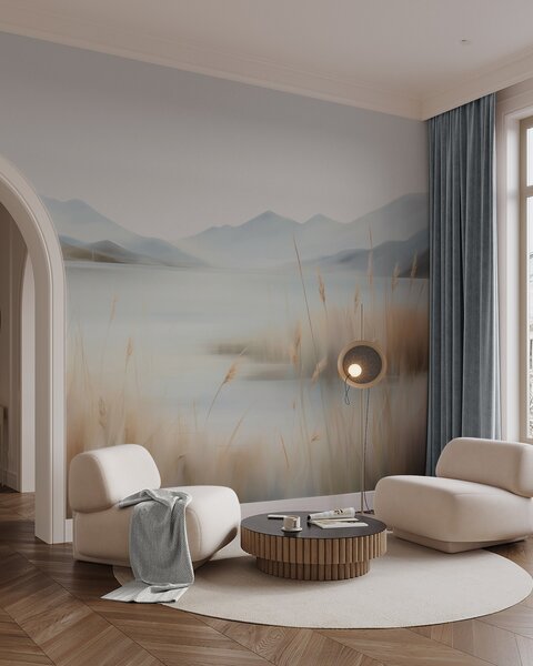 Fotótapéta Hegyi és tavi tájkép, Természet fotótapéta, w05584 : Uwalls.hu