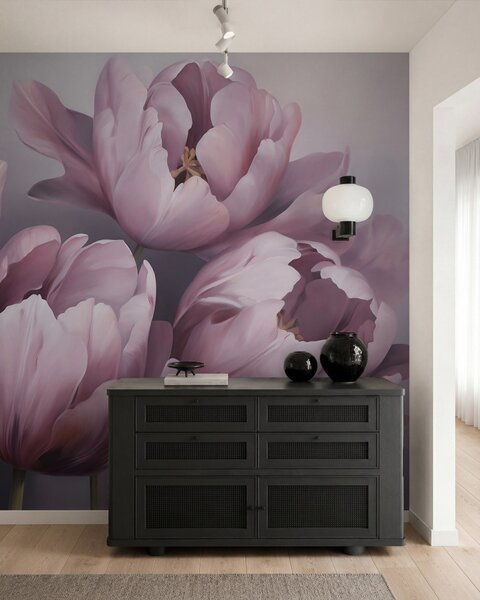 Fotótapéta Absztrakt tulipánok utánzata, Fotótapéta virágok és növények, w05593 : Uwalls.hu