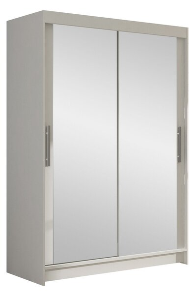 Gardróbszekrény Closico Pacron VII, Laminált forgácslap, 200x120x58cm, Fehér