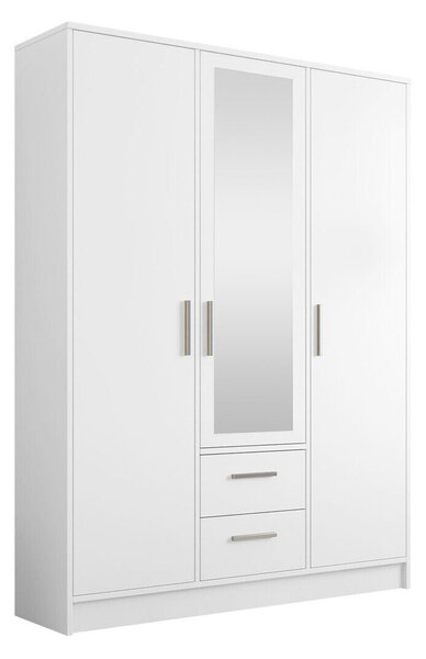 Gardróbszekrény Comfivo Pastor, Laminált forgácslap, 202x153x40cm, Fehér