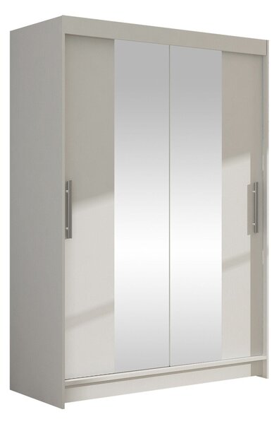 Gardróbszekrény Closico Pacron II, Laminált forgácslap, 200x120x58cm, Fehér