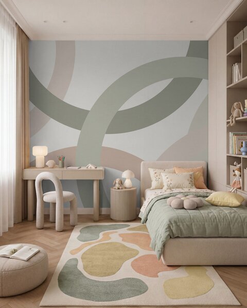 Fotótapéta Absztrakció körökkel, Fotótapéta geometria, w05709 : Uwalls.hu