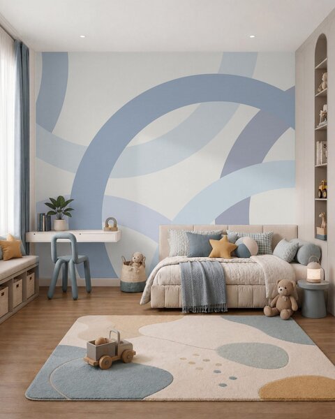 Fotótapéta Absztrakció körökkel, Fotótapéta geometria, w05709v1 : Uwalls.hu