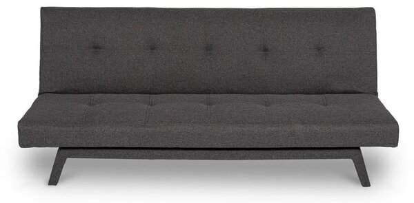 Ozzie sötétszürke kinyitható kanapé, szürke lábakkal - Debut