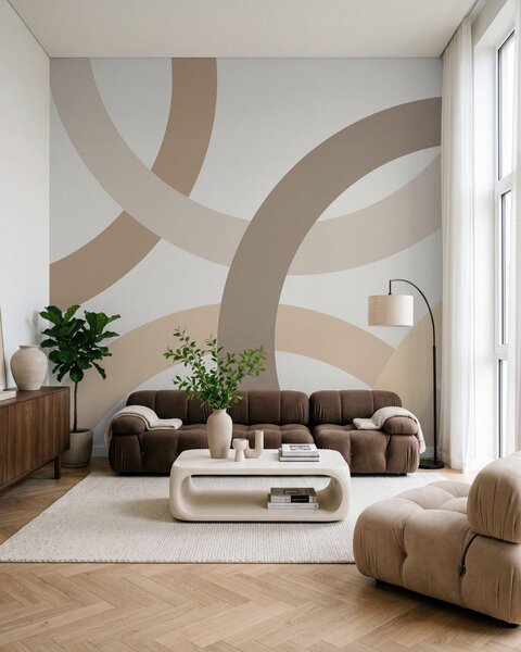 Fotótapéta Absztrakció körökkel, Fotótapéta geometria, w05709v2 : Uwalls.hu