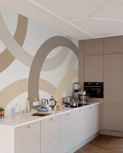 Fotótapéta Absztrakció körökkel, Fotótapéta geometria, w05709v2 : Uwalls.hu
