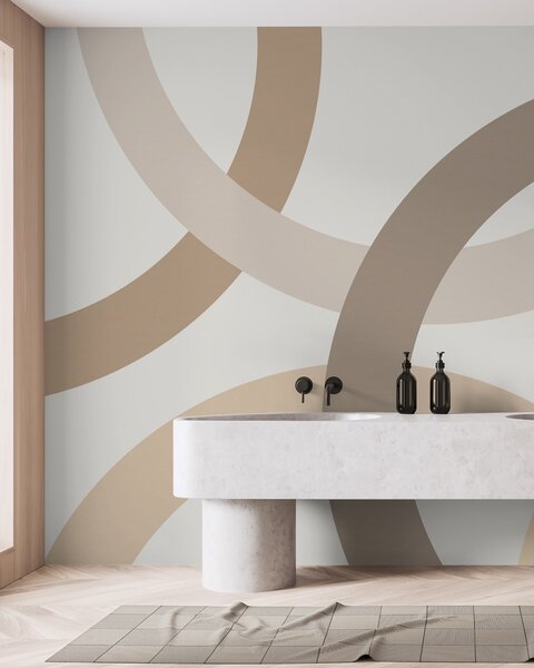 Fotótapéta Absztrakció körökkel, Fotótapéta geometria, w05709v2 : Uwalls.hu