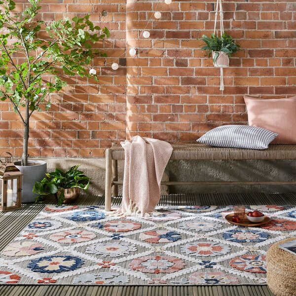 Szürke kültéri szőnyeg 230x160 cm Flora - Flair Rugs