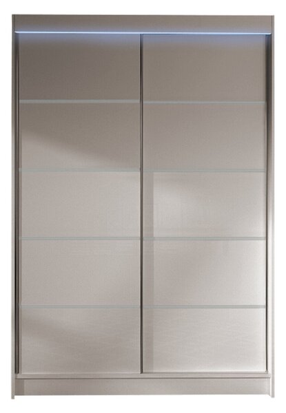 Gardróbszekrény Closico Salvor IV, Laminált forgácslap, 200x120x58cm, Kasmír