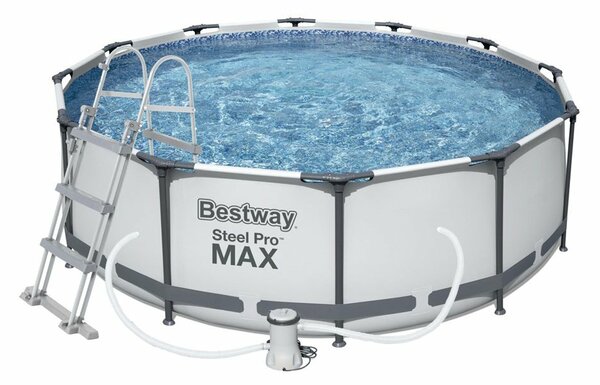 Bestway Steel Pro MAX medence 3,66 x 1 m | szűrőberendezéssel és létrával