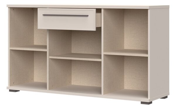 Komód, három ajtóval és egy fiókkal, kasmír matt, 150 cm - BALLADE