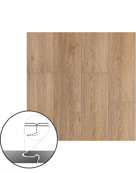 Leziter Sipadan tölgy Vinyl SPC fózolt padló