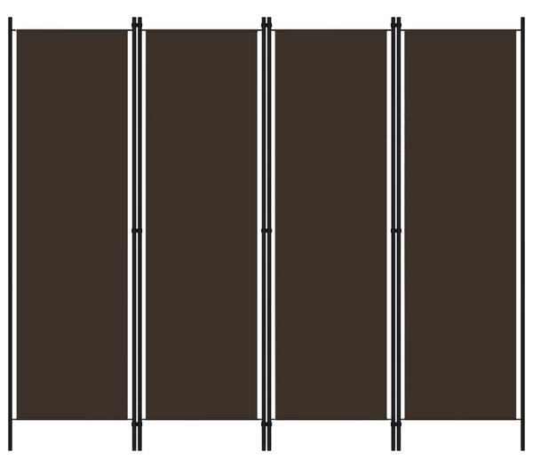 Barna 4 paneles paraván 200 x 180 cm