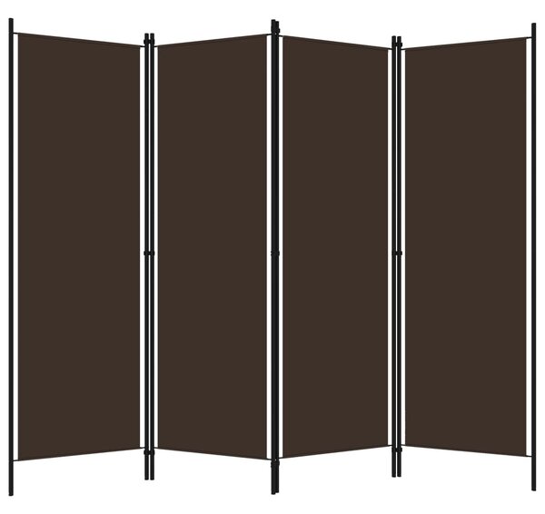 Barna 4 paneles paraván 200 x 180 cm