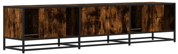 Füstös tölgy színű szerelt fa TV-szekrény 180 x 35 x 41 cm