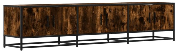 Füstös tölgy színű szerelt fa TV-szekrény 180 x 35 x 41 cm