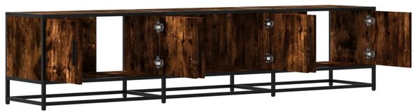 Füstös tölgy színű szerelt fa TV-szekrény 180 x 35 x 41 cm