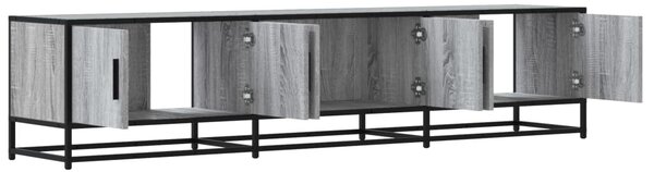 Szürke sonoma színű szerelt fa TV-szekrény 180 x 35 x 41 cm
