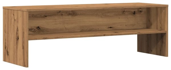 Kézműves tölgy színű szerelt fa TV-szekrény 120 x 40 x 40 cm