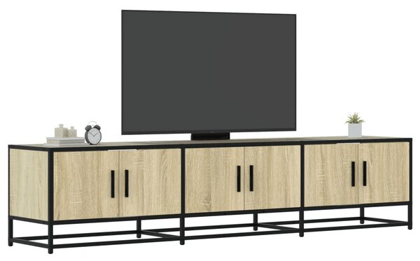 Sonoma tölgy színű szerelt fa TV-szekrény 180 x 35 x 41 cm