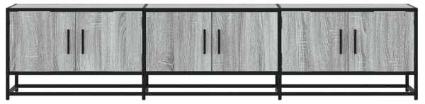Szürke sonoma színű szerelt fa TV-szekrény 180 x 35 x 41 cm
