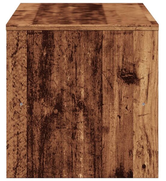 Antik hatású szerelt fa TV-szekrény 120 x 40 x 40 cm