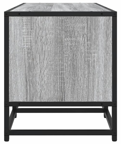 Szürke sonoma színű szerelt fa TV-szekrény 180 x 35 x 41 cm