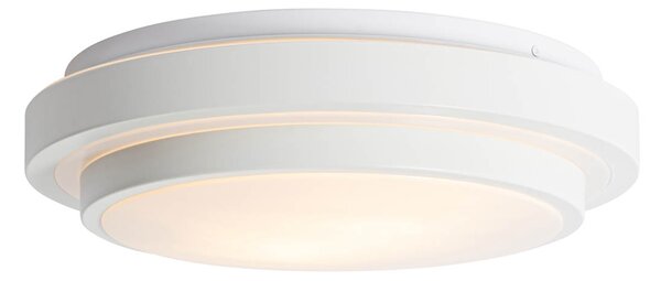 Modern mennyezeti lámpa fehér 35 cm 2-lámpás IP44 - Walden