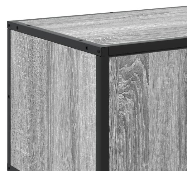 Szürke sonoma színű szerelt fa TV-szekrény 180 x 35 x 41 cm