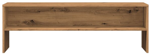 Kézműves tölgy színű szerelt fa TV-szekrény 120 x 40 x 40 cm