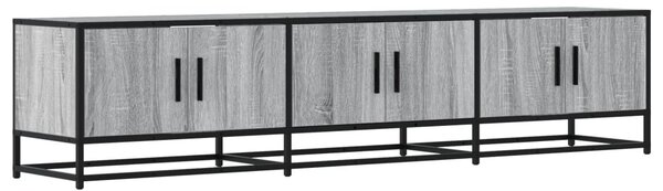 Szürke sonoma színű szerelt fa TV-szekrény 180 x 35 x 41 cm
