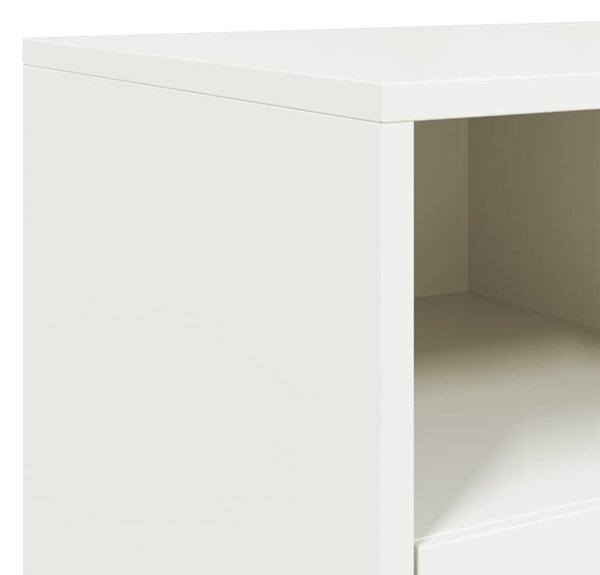 Fehér acél TV-szekrény 68 x 39 x 60,5 cm