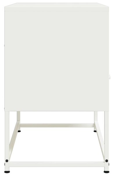 Fehér acél TV-szekrény 68 x 39 x 60,5 cm