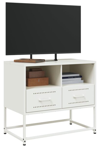 Fehér acél TV-szekrény 68 x 39 x 60,5 cm
