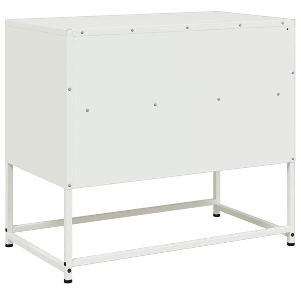 Fehér acél TV-szekrény 68 x 39 x 60,5 cm