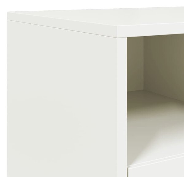 Fehér acél TV-szekrény 68 x 39 x 43,5 cm