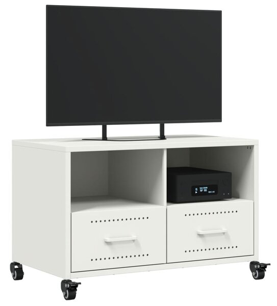 Fehér acél TV-szekrény 68 x 39 x 43,5 cm