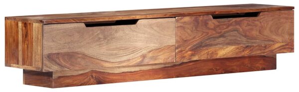 Tömör fa TV-szekrény 145 x 30 x 30 cm