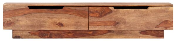 Tömör fa TV-szekrény 145 x 30 x 30 cm