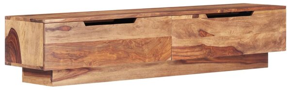 Tömör fa TV-szekrény 145 x 30 x 30 cm