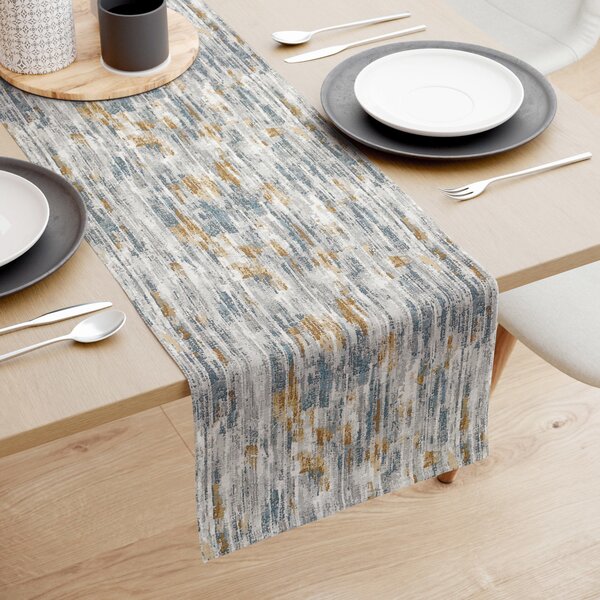 Goldea loneta dekoratív asztali futó - vintage márvány mintás 35x140 cm