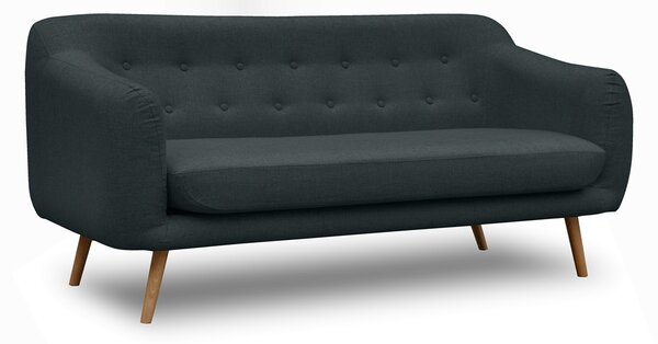Kétszemélyes kanapé Shena (fekete)