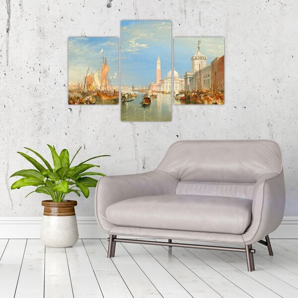 Kép - Joseph Mallord William Turner, Venice the Dogana and San Giorgio Maggiore, reprodukciók (90x60 cm)