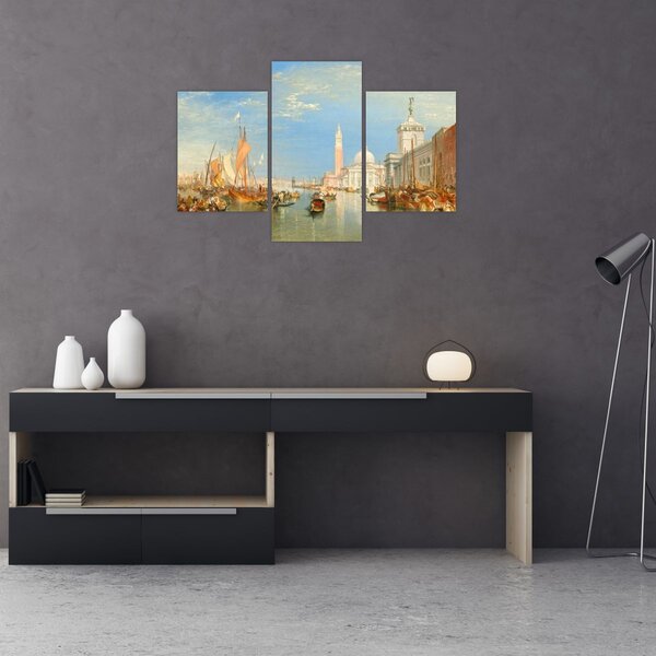 Kép - Joseph Mallord William Turner, Venice the Dogana and San Giorgio Maggiore, reprodukciók (90x60 cm)