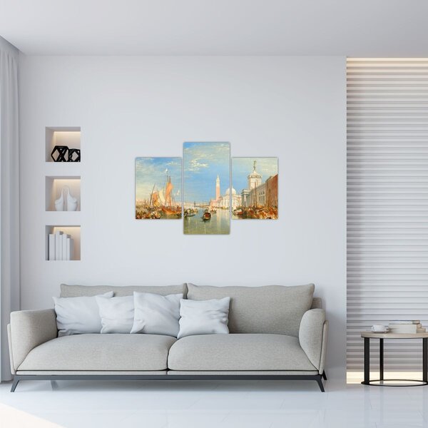 Kép - Joseph Mallord William Turner, Venice the Dogana and San Giorgio Maggiore, reprodukciók (90x60 cm)