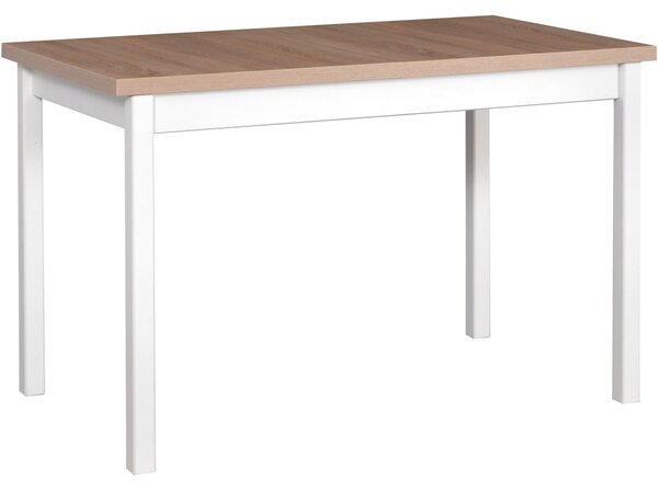 BUTORLINE Asztal MAX 10 70x120/160 sonoma tölgy laminált / fehér