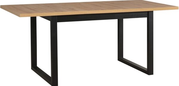 BUTORLINE Asztal IKON 3 L artisan tölgy laminált / fekete